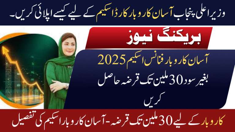 Asaan Karobar Finance Scheme