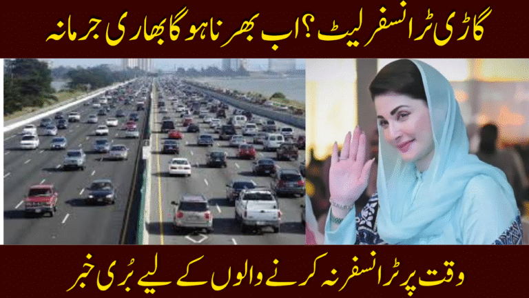 Punjab Slaps Huge Fines on Late Vehicle Transfers