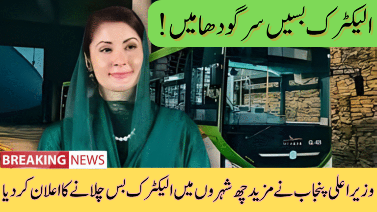 Electric Bus Service in Sargodha