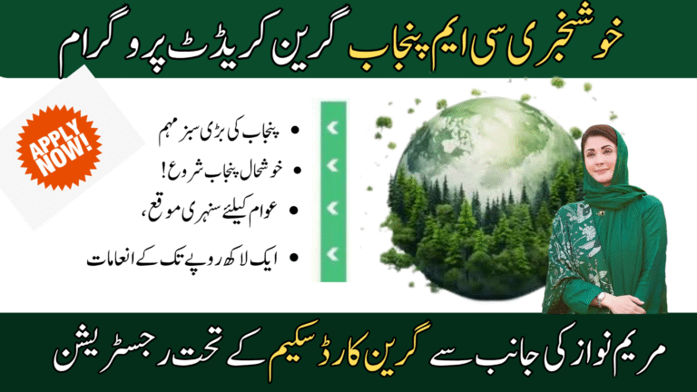 CM Punjab Green Credit Program