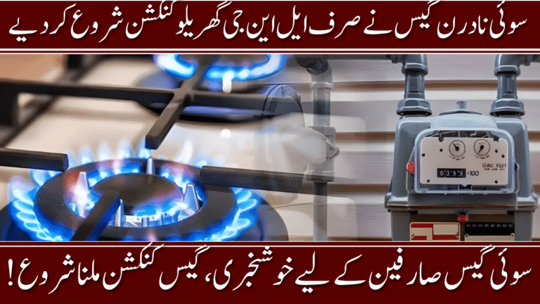 SNGC New Gas Connection