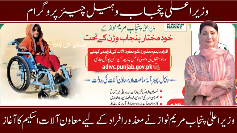 CM Punjab Wheelchair Program